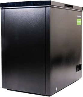 Hamilton Beach, HBFRF713 Chest Deep Freezer, 7 Cu. Ft. Capacity, Granita Rugged Design-Adjustable Thermostat-Removable Vinyl Coated Wire Basket-Easy Defrost Drain