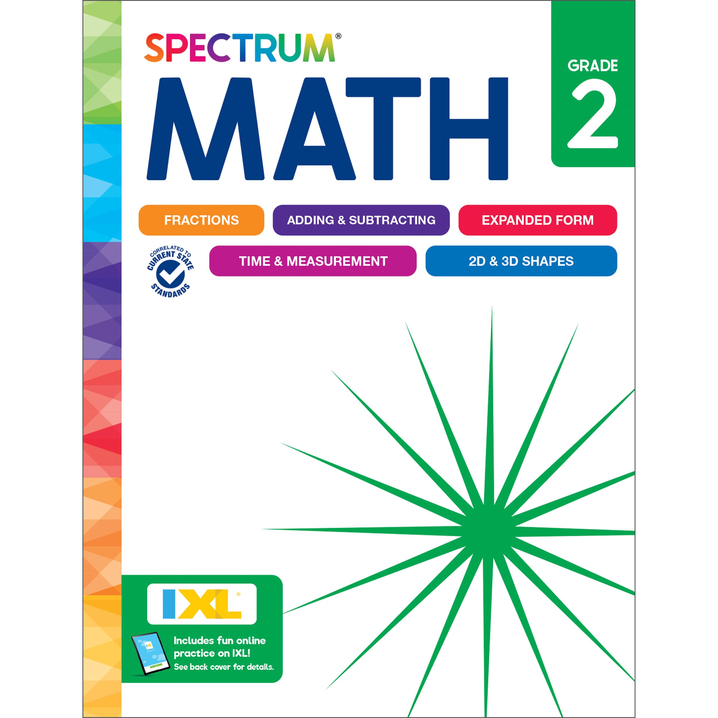 Spectrum 2nd Grade Math Workbook, Mathematics Activity Book for Kids Ages 7-8, A