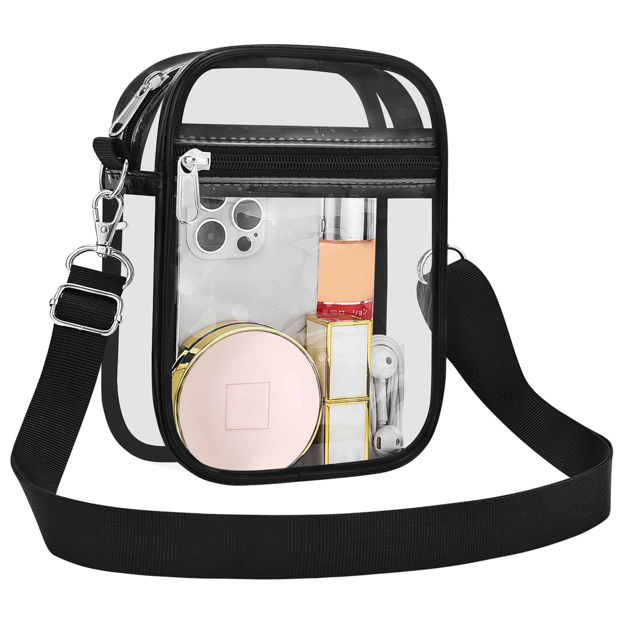 USPECLARE Clear Purse for Stadium Events Transparent Messenger Bag | Stadium App