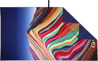 Lifeventure Recycled SoftFibre Travel Towel - Compact, Lightweight Quick-Dry Sports & Beach Towel, Sand-Free Design, Giant