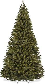 Best Choice Products Artificial Christmas Tree, 6ft Premium Unlit Realistic Spruce Holiday Décor w/Dense Branches, Easy Assembly, Metal Base