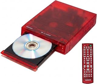 Magnavox, Translucent DVD Player with HDMI Cable Included, Multi Format DVD CD MP3 Player, HDMI Output, Remote Control, PAL/NTSC Compatible, 2 Channel Audio