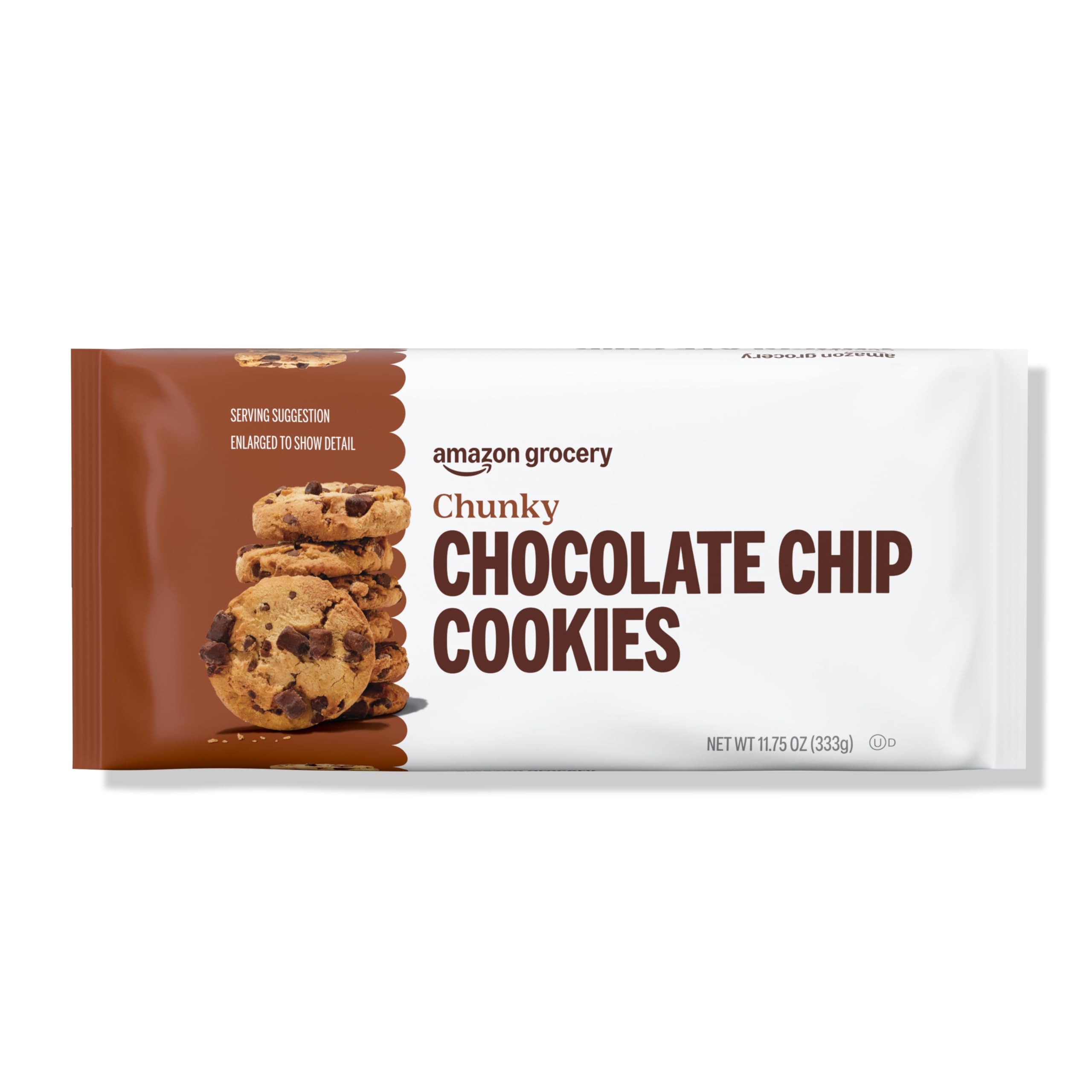 Amazon Grocery, Chunky Chocolate Chip Cookies, 11.75 Oz (Previously Happy Belly,