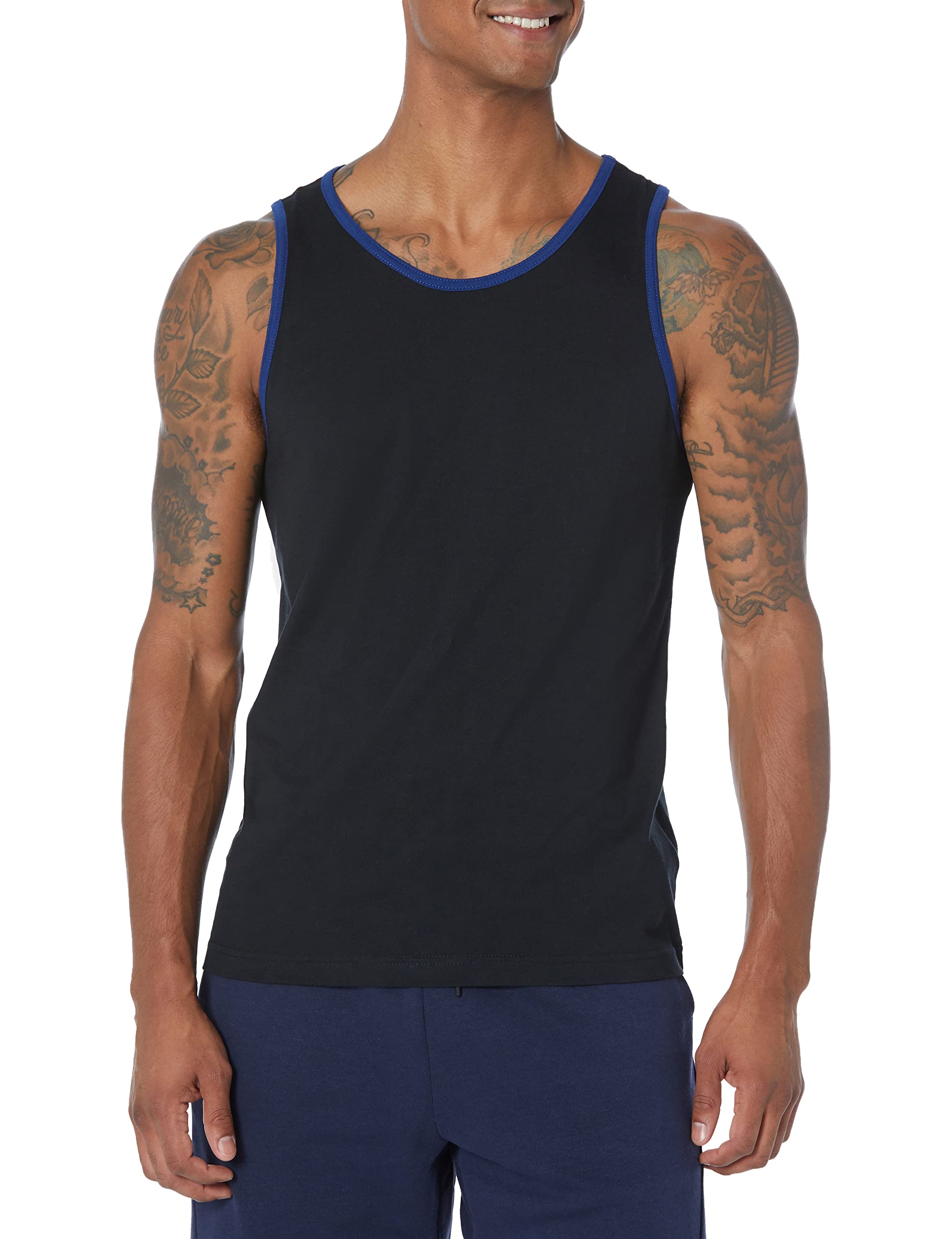 Amazon Essentials Men's Lightweight Quick Dry Stretch Sports Tank Top