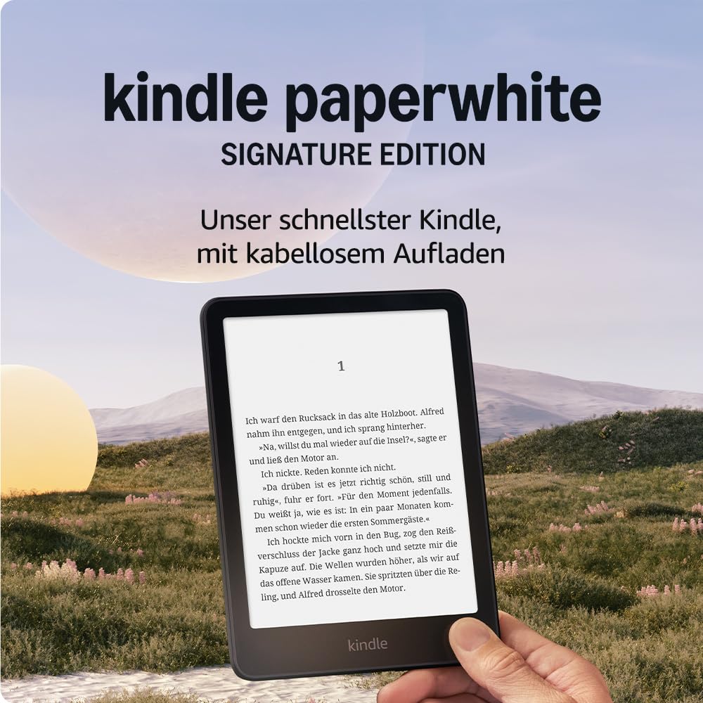 Amazon Kindle Paperwhite Signature Edition 32GB (2024 model) – Auto-adjusting fr
