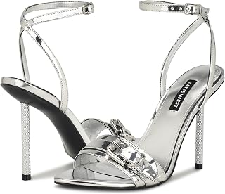 NINE WEST Women's Rommie Heel Sandal