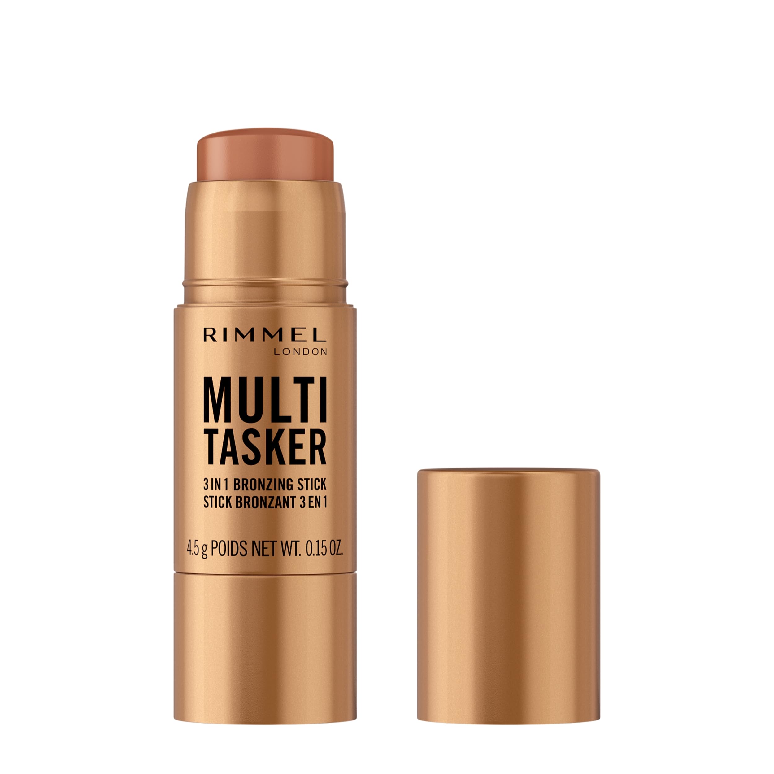 Rimmel Multi Tasker Bronzing Contour Stick Stick 002 Medium | Creamy vegan bronz