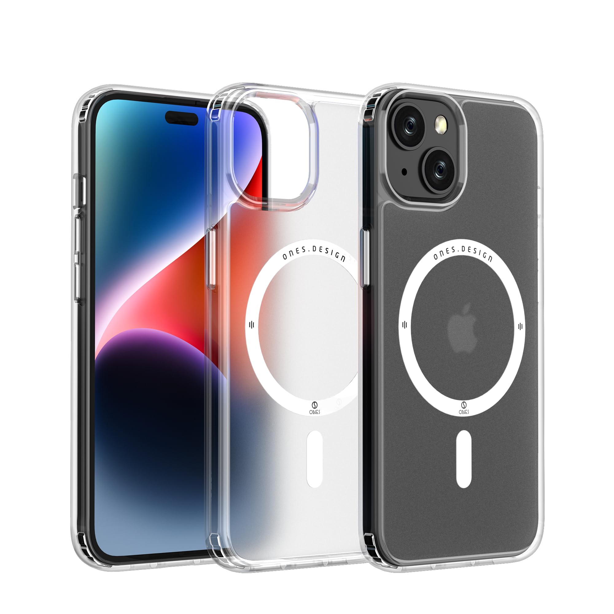 Ones for iPhone 13 Case, Compatible with MagSafe, Shockproof Military-Grade Prot