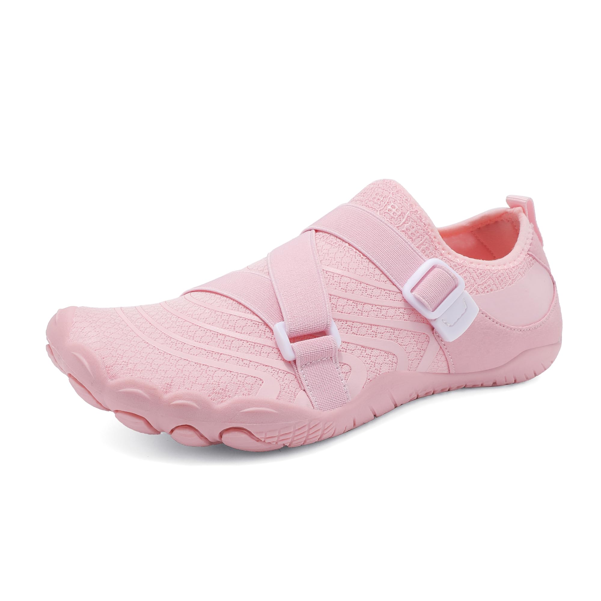Quick Dry Water Shoes Men Women, Barefoot Non-Slip Aqua Socks with Adjustable St
