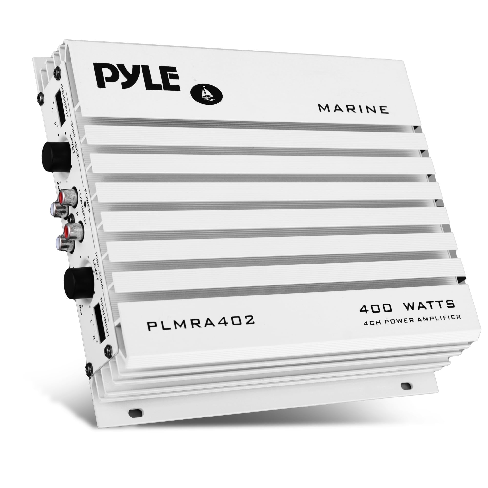 Pyle Hydra Marine 400W 4-Channel Waterproof Amplifier - PLMRA402 | 400W 4-Channe