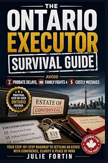 The Ontario Executor Survival Guide: Avoid Probate Delays, Family Fights and Costly Mistakes: Your Step-by-Step Roadmap to Settling an Estate With Confidence, Clarity and Peace of Mind