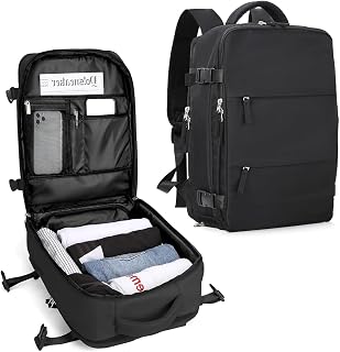 SZLX Vacuum Backpack with Pump Carry-on Luggage 40x30x20 Ryanair Vueling Wizzair Easyjet Backpack Travel Cabin Airplane 40x20x25 Ryanair Women Waterproof Carrying Backpack for Laptop Computer