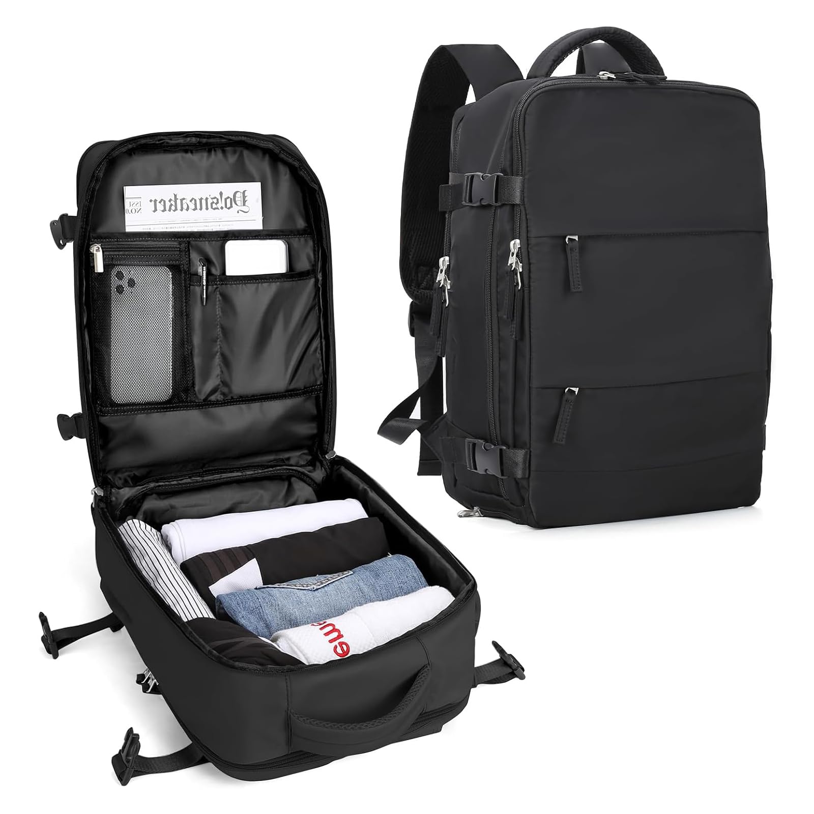 SZLX Vacuum Backpack with Pump Carry-on Luggage 40x30x20 Ryanair Vueling Wizzair
