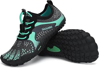 SAGUARO Kids' Barefoot Shoes Boys Girls Quick Dry Aqua Athletic Sneakers Lightweight Sport Footwear Toddler Water Shoes