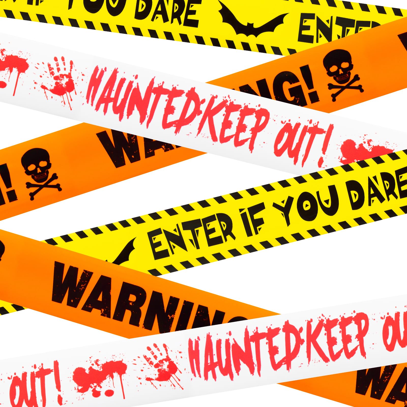 Halloween Decorations, 3inx90ft Caution Tape for Indoor and Outdoor(3 Pcs) | Hal