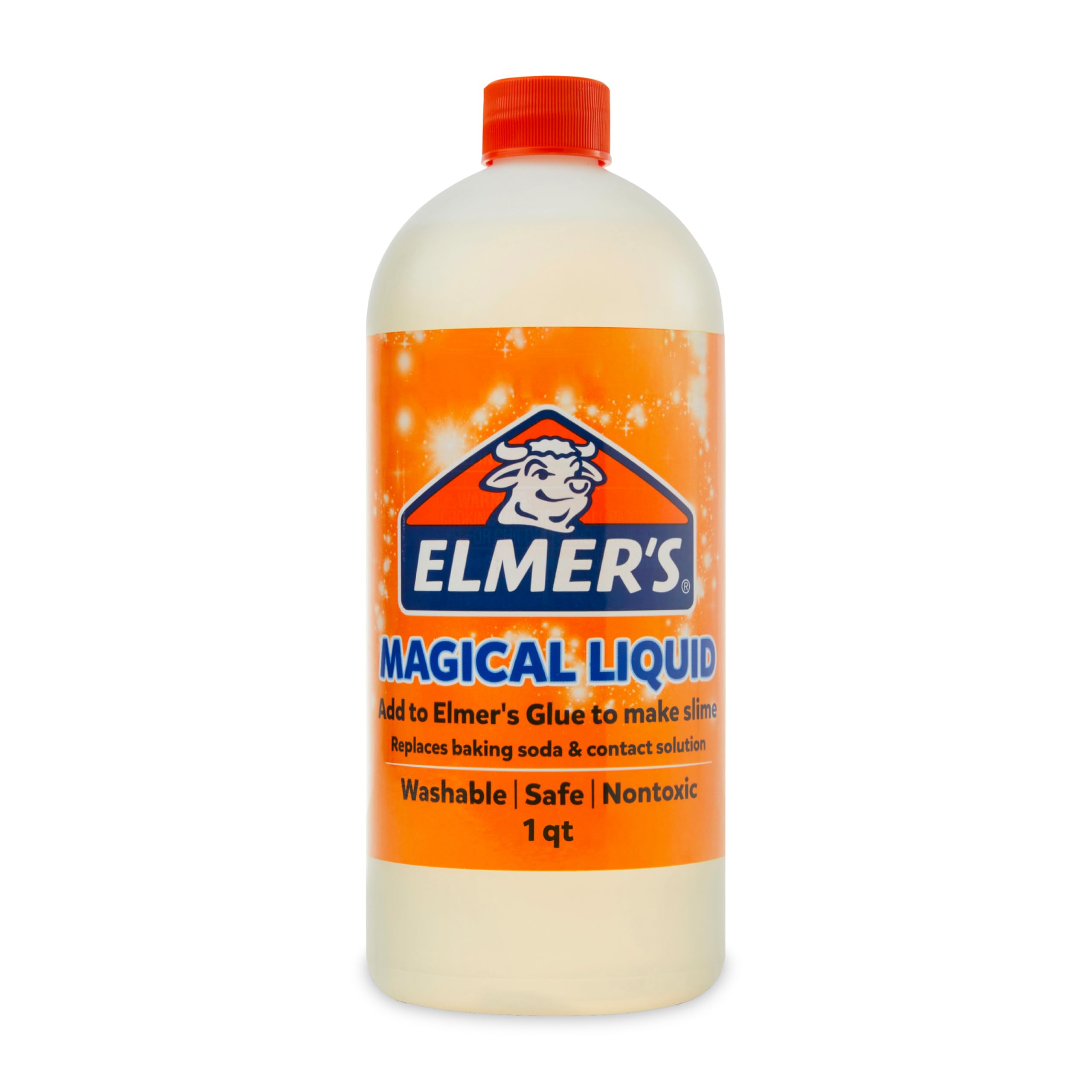 Elmer's Magical Liquid, Slime Activator Solution, Safe and Washable, 1 Quart - U