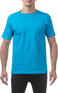 Pro Club Men's Pro Club Men's Heavyweight Cotton Short Sleeve Crew Neck T-Shirt Classic (Pack of 1)