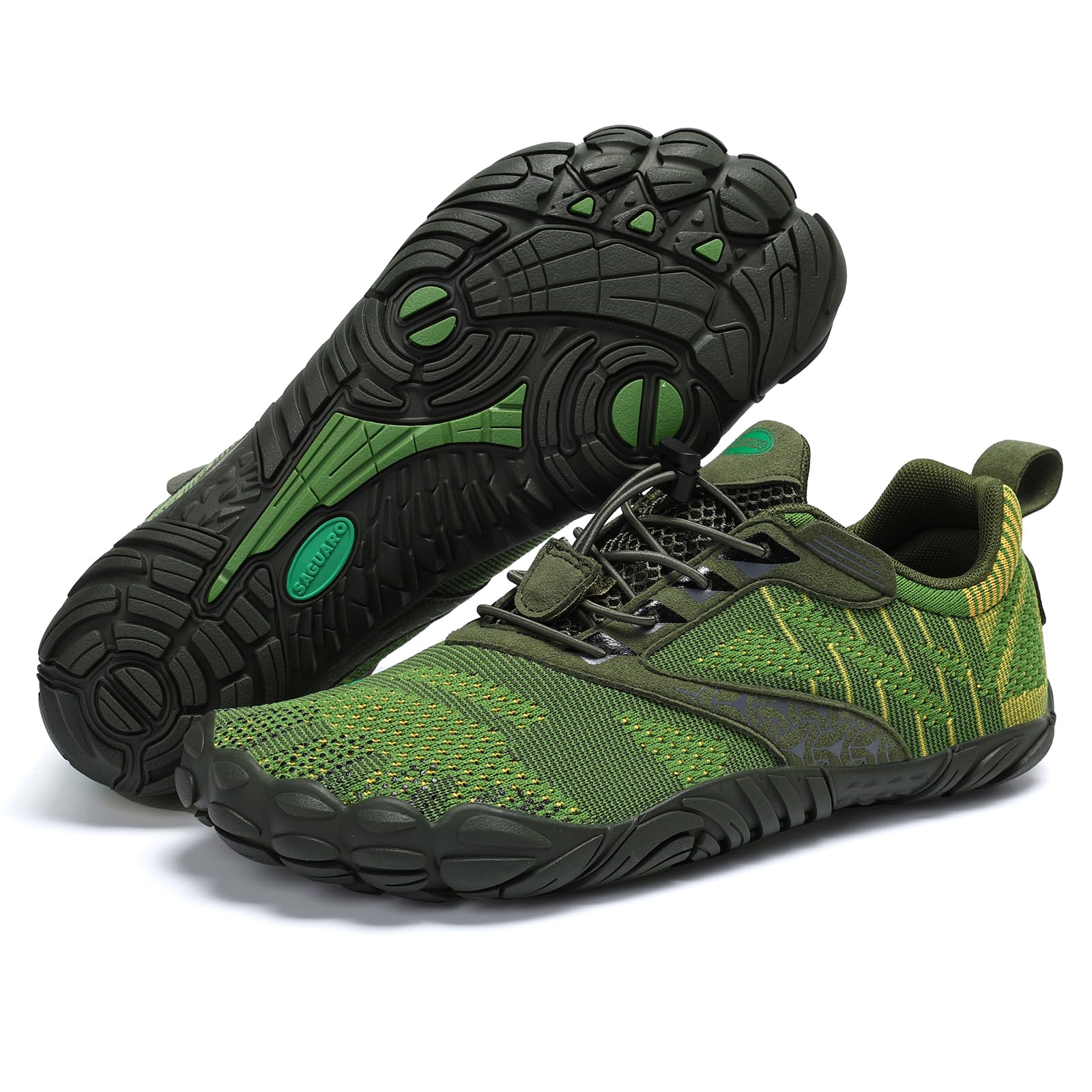 SAGUARO Knit Barefoot Shoes Non-Slip Barefoot Shoes Women Men with Zero-Drop Sol