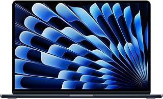 Apple MacBook Air 15-inch Laptop with M5 chip: Built for AI, 15.3-inch Liquid Retina Display, 16GB Unified Memory, 512GB SSD, 12MP Center Stage, Touch ID, Wi-Fi 7; Midnight