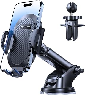 Miracase Supproto Universal Car Phone Holder, [Military Level Suction