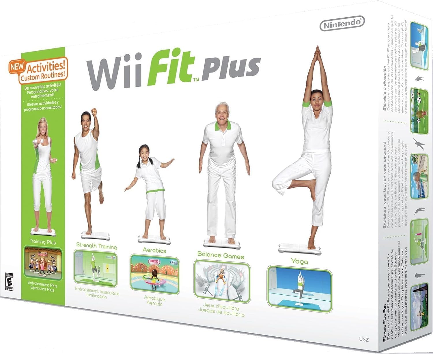Crownrock Enterprises Wii Fitness Bundle - Genuine Balance Board, Wii Fit Plus, 