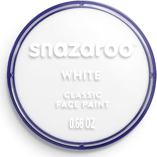 Snazaroo Face and Body Paint, 18 ml - White (Individual Colour)