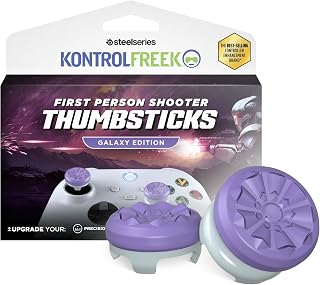 KontrolFreek FPS Freek Galaxy Purple for Xbox One and Xbox Series X Controller | 2 Performance Thumbsticks | 1 High-Rise, 1 Mid-Rise | Purple