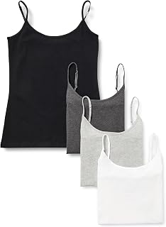 Amazon Essentials Women's 4-Pack Slim-Fit Camisole