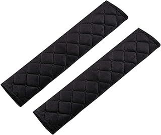 URAQT Car Seat Belt Pads, 2 Pack Harness Pads, Pram Strap Covers, Backpack Shoulder Pad, Multifunctional Seat Belt Pad Cover for Kids and Adults