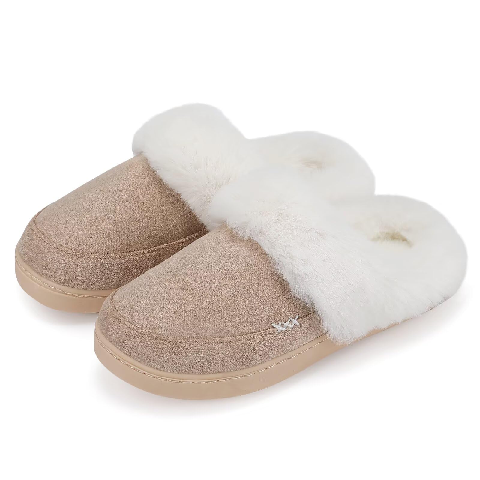 NineCiFun Women's and Men's Memory Foam House Slippers