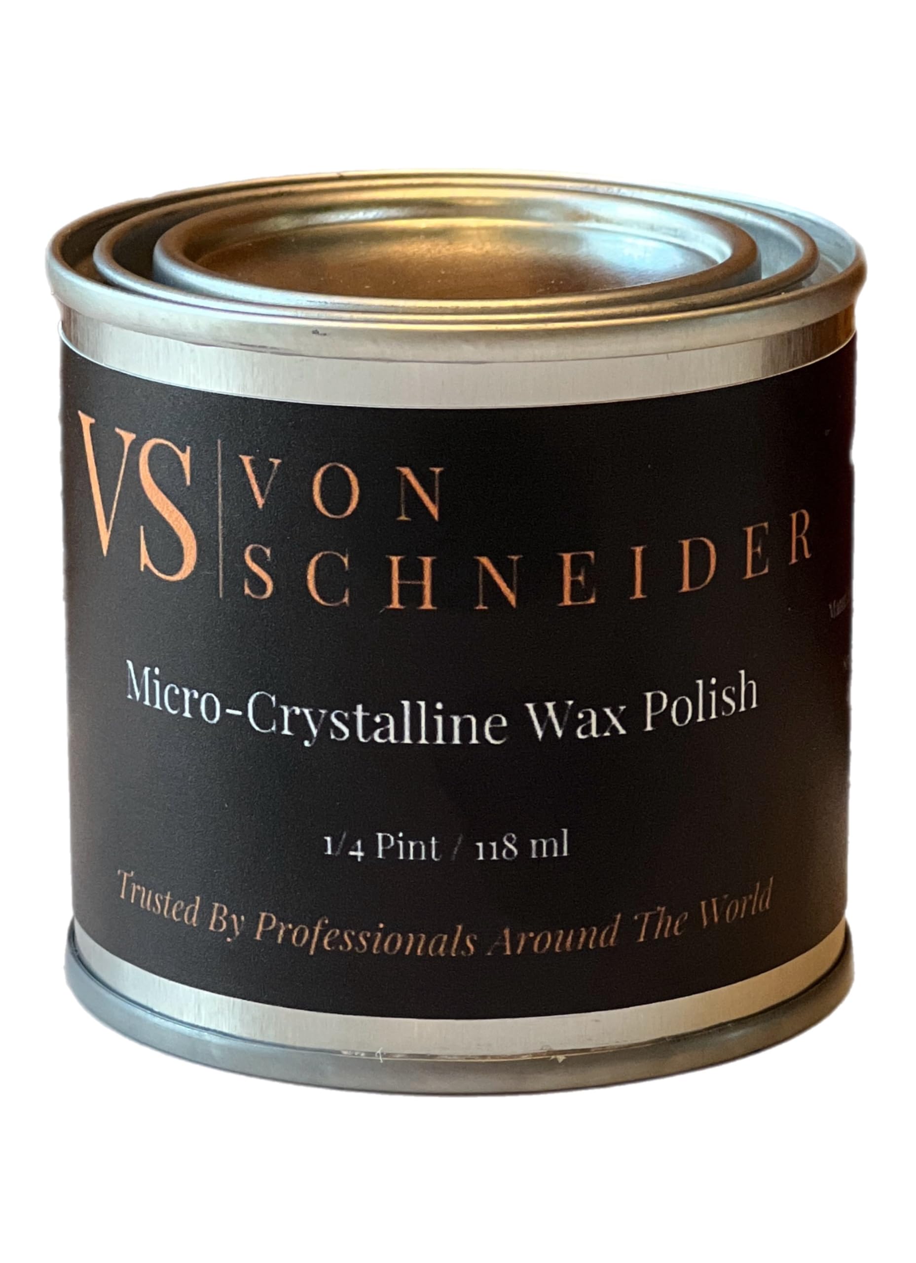 Von Schneider Micro-Crystalline Wax Polish, 118ml – Multi-Surface Protective Wax