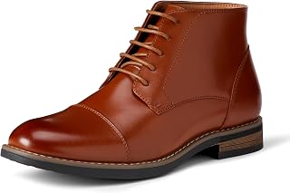 Amazon Essentials Men's Cap-Toe Ankle Dress Boots