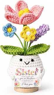 Sister Birthday Gifts, Crochet Flower Gifts for Sister Gifts from Sisters
