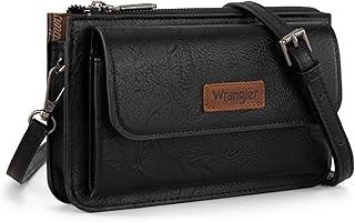 Wrangler Crossbody Wallet for Women RFID Clutch Phone Purse with Credit Card Slots