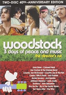 Woodstock 3 Days of Peace and Music Director's Cut 40th Anniversary Special Edition (DVD)