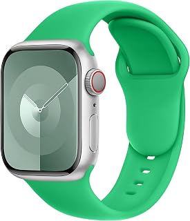 C1 Band for Apple Watch Bands Women Men Se Ultra 2 40mm 44mm 46mm 42mm 45mm 41mm 38mm 49mm Series 11 10 9 8 7 6 5 4 3 iWatch Sport Strap Silicone Poison Green