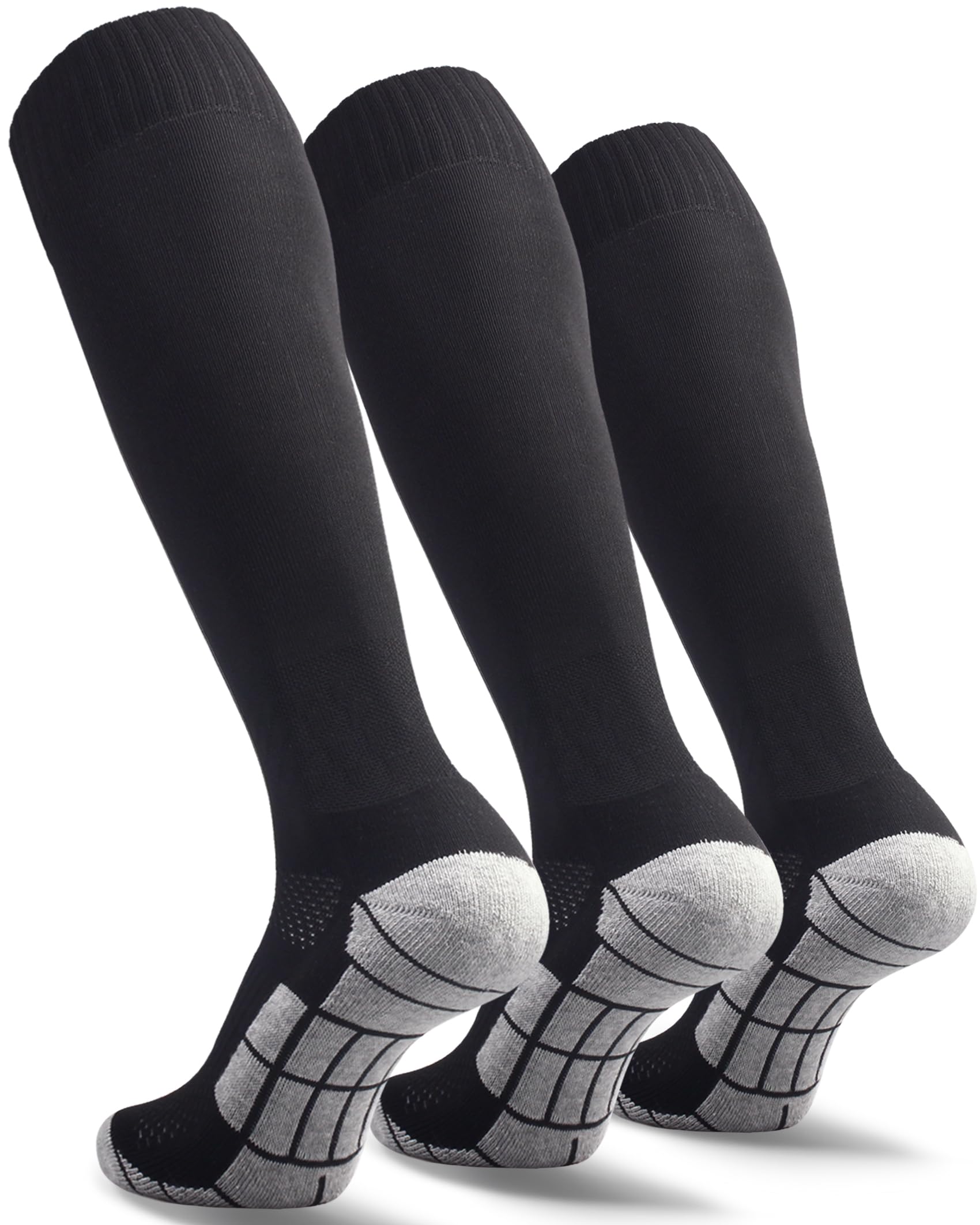 CWVLC Football Socks (1/3/5 Pairs) for Adults and Young Children