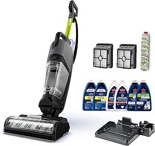 Bissell CrossWave HydroSteam Deluxe 3-in-1 Steam Mop, 3515G | Deluxe steam function for deep sanitizing; sanitize formula included; Green color; hard floor cleaning