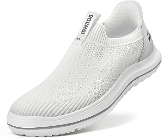 ODCKOI Men's Slip-On Sneakers Without Laces – Lightweight, Breathable and Comfortable for Leisure, Jogging and Daily – Minimalist Design with Mesh Mesh for Outdoor Sports​​