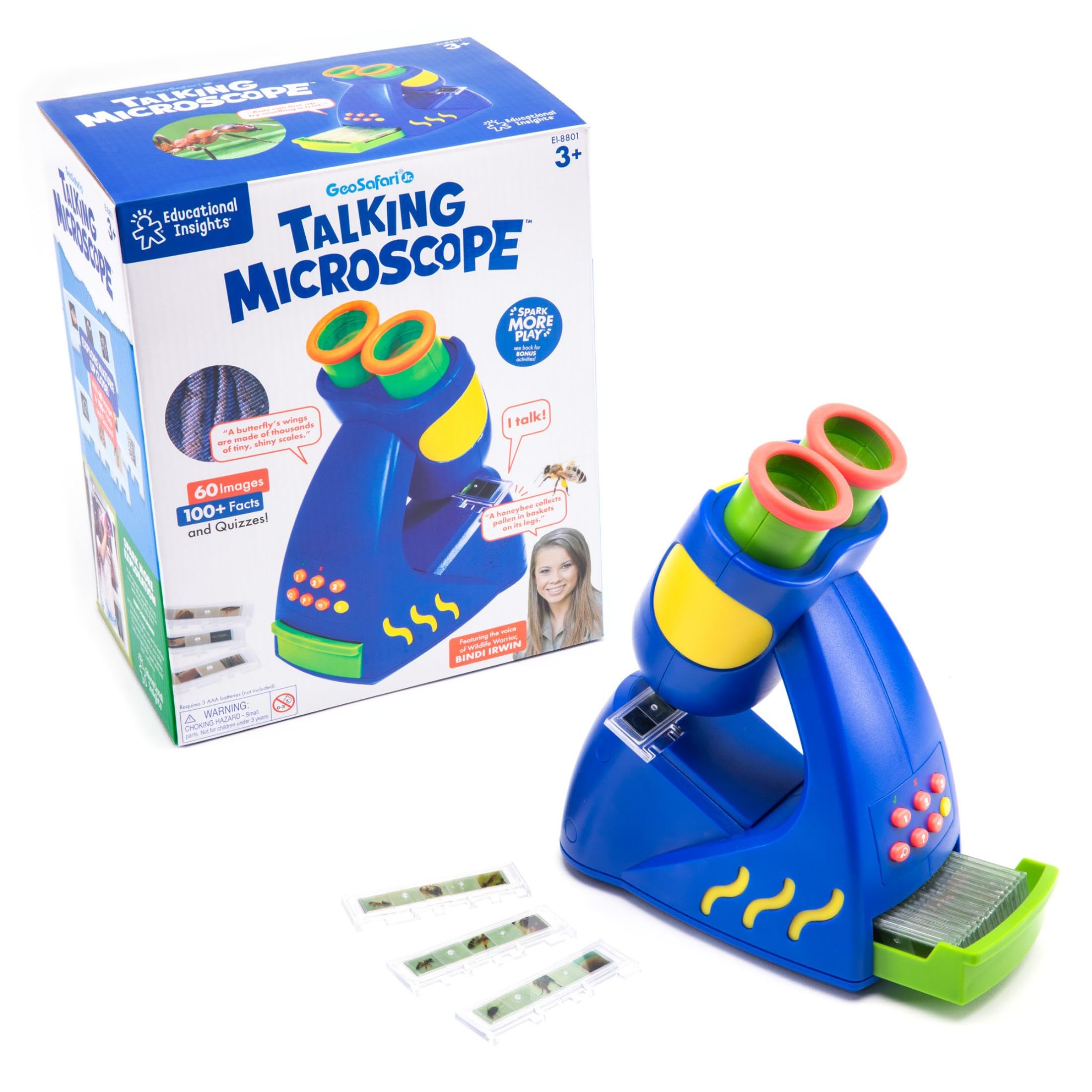 Educational Insights GeoSafari Talking Microscope | Kids Microscope Toy Featurin