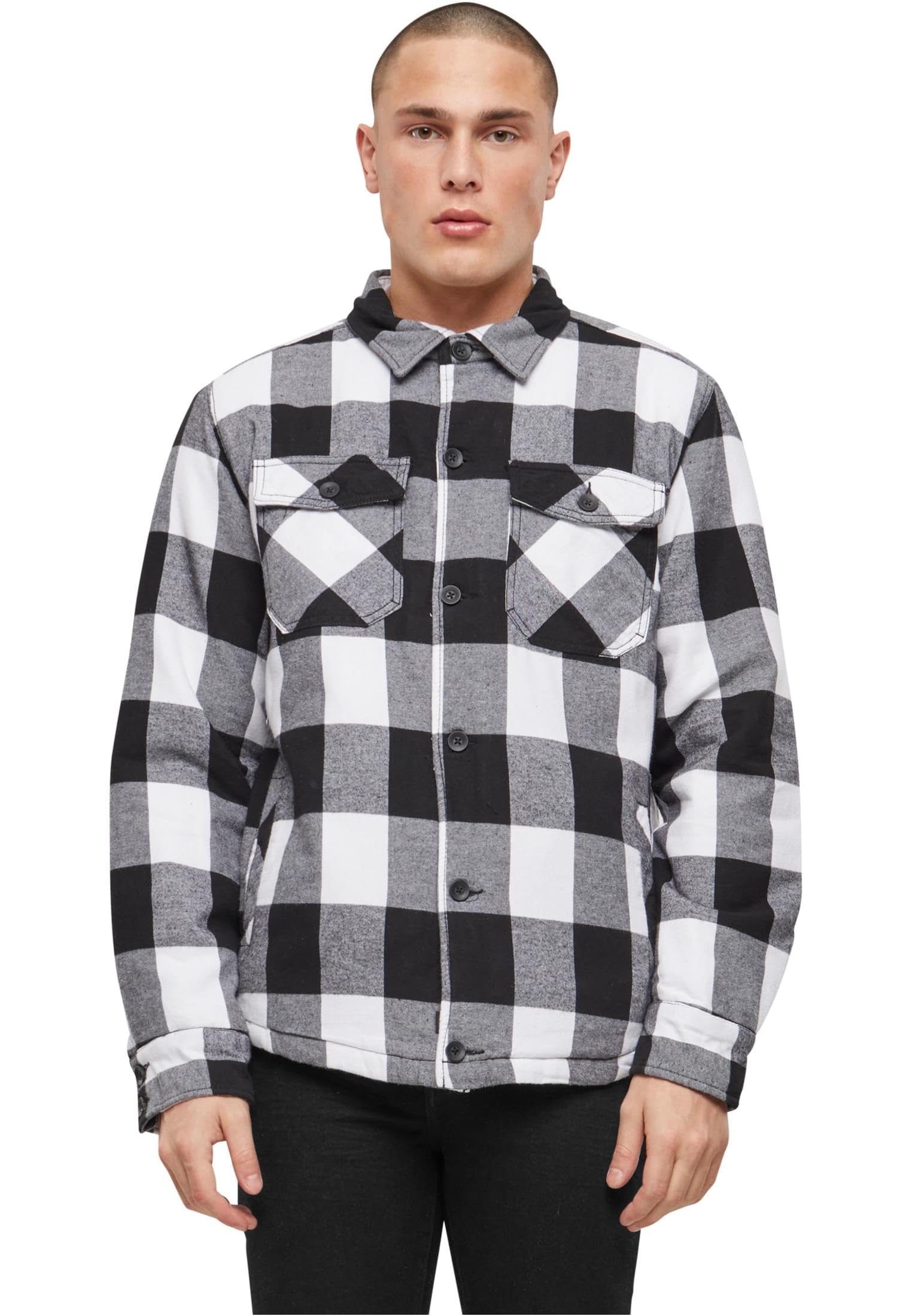 Brandit Lumberjacket, Jacket in Woodcutter Design, Size S to 7XL