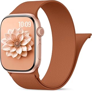 Magnetic Sport Silicone Band for Apple Watch 42mm 40mm 38mm 41mm Women Men