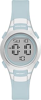 Armitron Sport Women's Digital Chronograph Resin Strap Watch, 45/7012