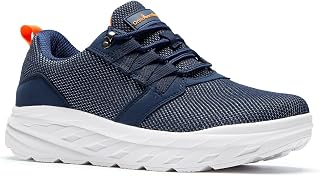 Scarpe da passeggio ortopediche per diabetici da uomo: comode scarpe da ginnastica alla moda per fascite plantare con supporto per arco plantare, dita a martello casual gonfie per tennis, lavoro e