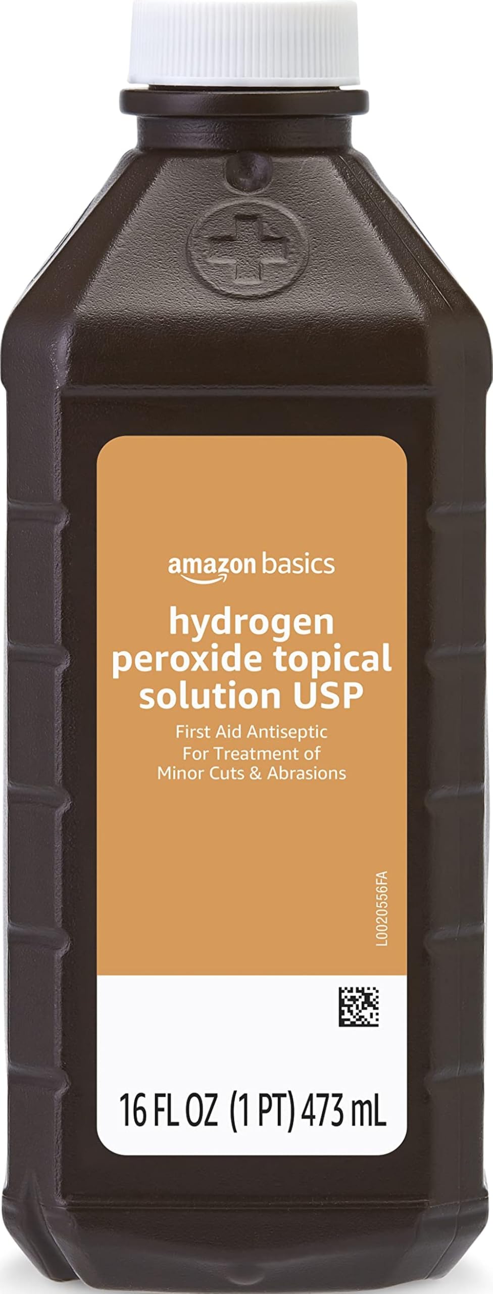 Amazon Basics Hydrogen Peroxide Topical Solution USP, First Aid Antiseptic for C