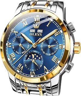 OLEVS Mens Automatic Watches Self Winding Mechanical Luxury Dress Stainless Steel Waterproof Wrist Watches for Men