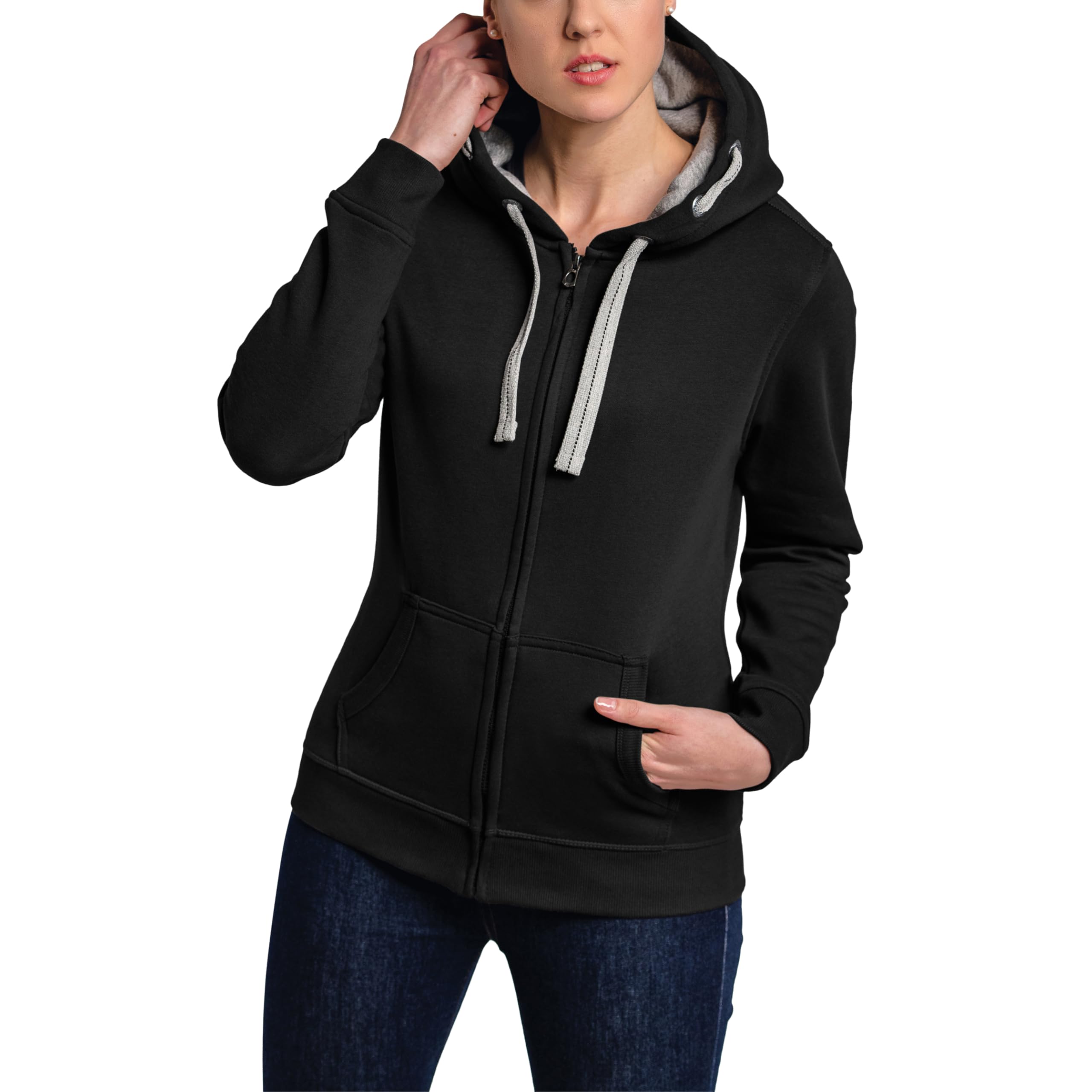 HRM Giacca F Hoodie Donna (Pacco da 1)