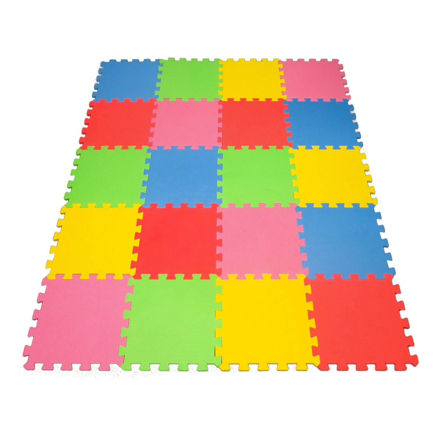 Angels 20 XLarge Foam Mats Toy ideal Gift, Colorful Tiles Multi Use, Create & Bu