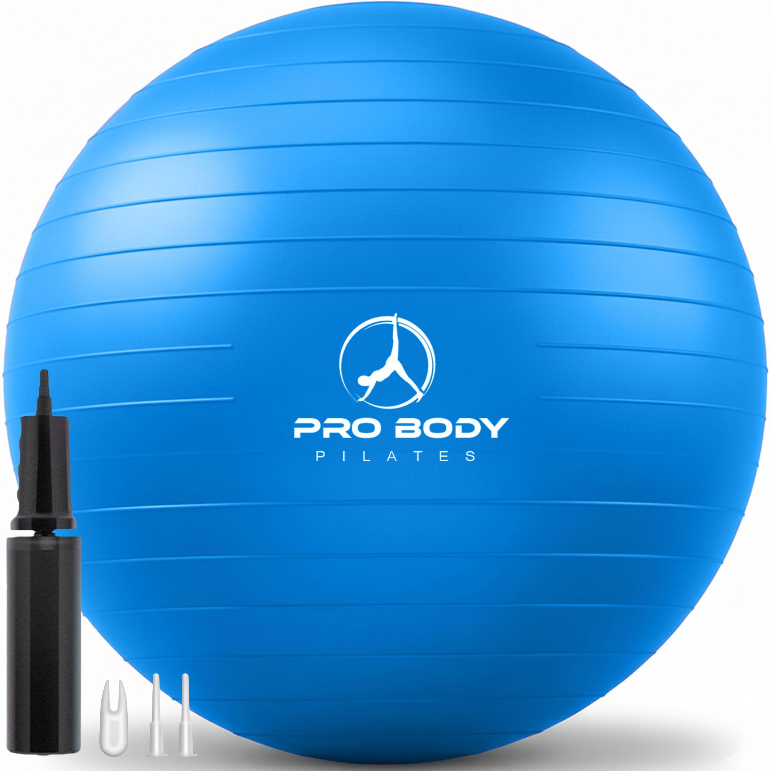 ProBody Pilates Yoga Ball - Gym Grade Exercise Ball | Sizes 45/55/65/75/85 cm, 3