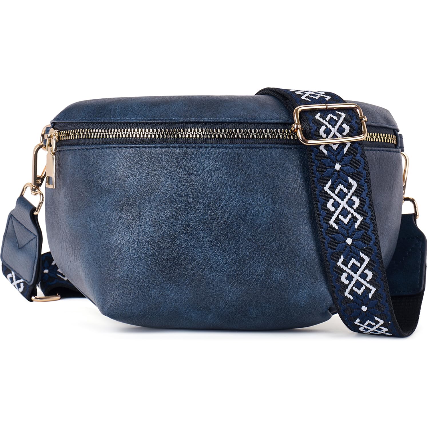 Roulens Borsa a Tracolla da Donna Alla Moda Marsupio in Pelle PU Morbida di Gran